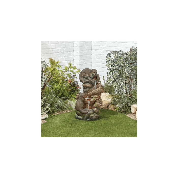 H77cm Otter Pools Water Feature with Lights 4 H77cm Otter Pools Water Feature with Lights - Image 2