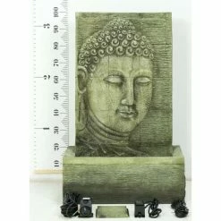 H100cm Nirvana Buddha Falls Water Feature with Lights | Indoor/Outdoor Use by Ambienté -Water Features Store WF9827 add image 5 039d