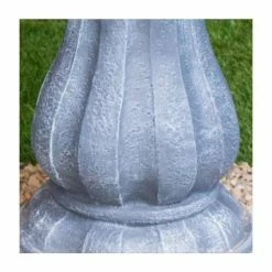 H92cm Grey Imperial Tiered Solar Water Fountain with Lights by Solaray -Water Features Store WF9886 add image 4 b55e