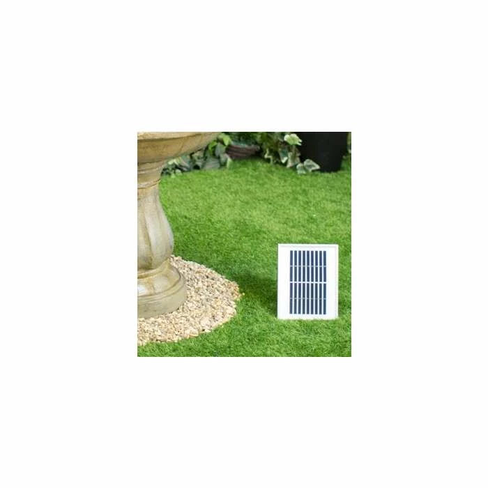 H92cm Cream Imperial Round Tiered Solar Water Fountain with Lights by Solaray 6 H92cm Cream Imperial Round Tiered Solar Water Fountain with Lights by Solaray - Image 4