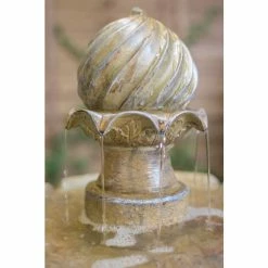 H92cm Cream Imperial Round Tiered Solar Water Fountain with Lights by Solaray 15 H92cm Cream Imperial Round Tiered Solar Water Fountain with Lights by Solaray -Water Features Store WF9887 add image 4 4164