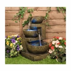 H48cm Kendal 3-Tier Cascading Water Feature with Lights | Indoor/Outdoor Use by Ambienté 15 H48cm Kendal 3-Tier Cascading Water Feature with Lights | Indoor/Outdoor Use by Ambienté -Water Features Store WF9897 add image 4 4fd1